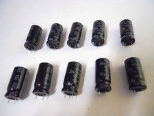 1000uF 35v Radial Electrolytic Capacitors - Marcon CESEM1V102 - NOS Qty 10