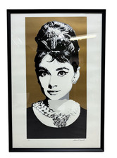 Conrad Leach Audrey Hepburn Silkscreen Print Poster Signed Pop Art Limited