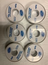 Paquete de 6 cintas adhesivas impermeables de primeros auxilios vendaje de 1/2 pulgada x 10 yardas