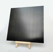 Black Brushed Anodized Aluminum Plate AL Alloy Flat Sheet 0.5/0.8/1.0/1.5/2.0mm