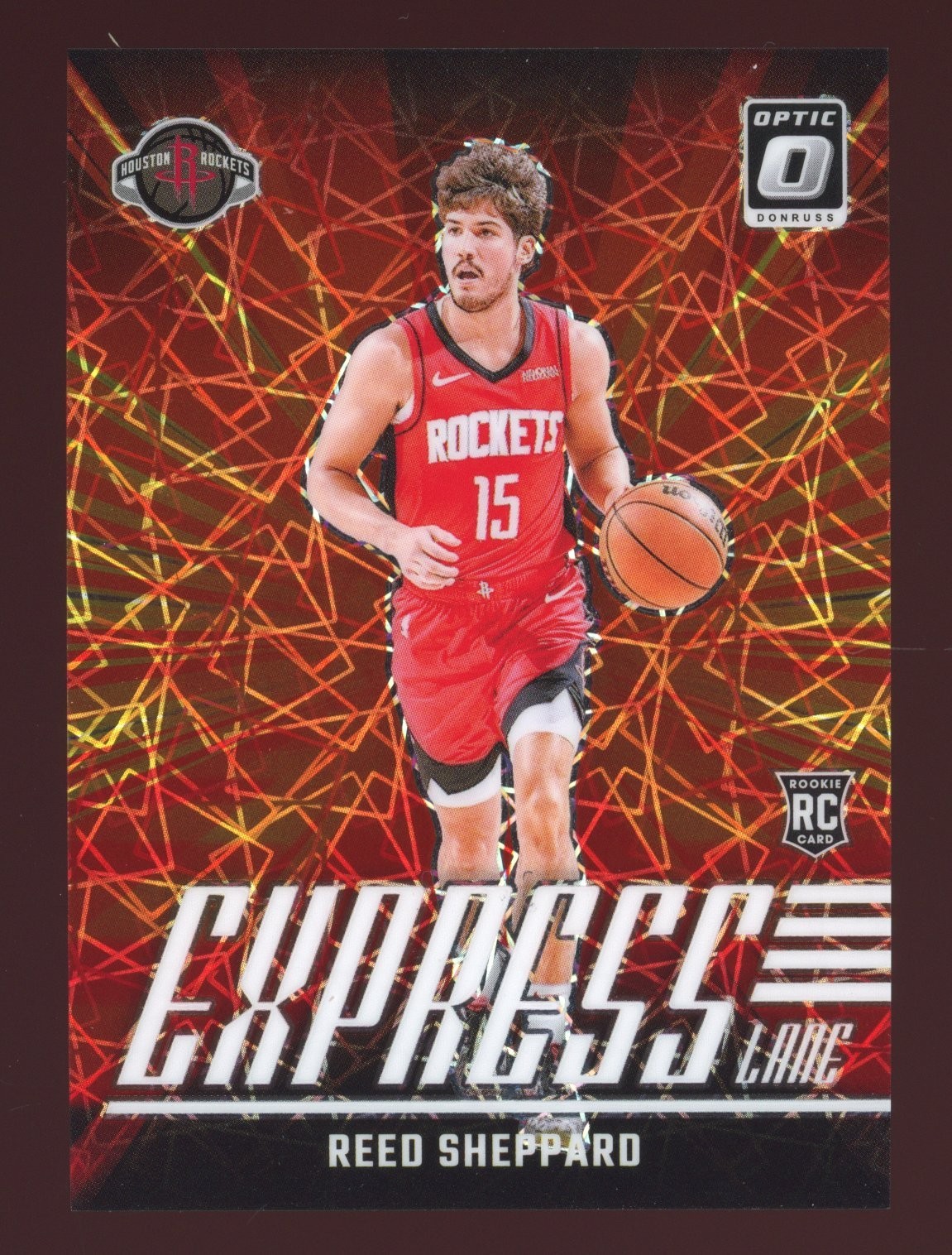 2024-25 Panini Optic Reed Sheppard Express Lane Rookie White Velocity /59
