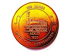 Medaille  Geschichte der Eisenbahnen  "Adler 1835"
