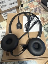 Lot of 3 Sennheiser EPOS SC 660 Premium Dual-Sided Wired Headset w/Bottom Cable