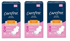 BL Carefree Ultra Thin Overnight With Wings 28 Count X 3 Packs