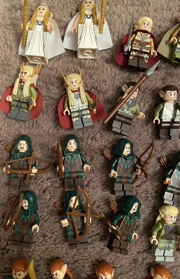 Lego Lord Of The Rings Elves Minifigures Lot LOTR Hobbit 9473 9474 79017 79012 - Image 4 of 4