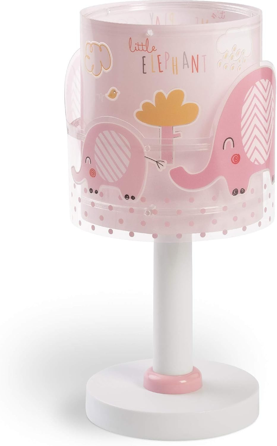 Offerta Lampada Comodino Little Elephant Rosa 61331S Dalber E14 Promo