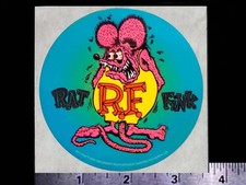 Rat Fink Ed Big Daddy Roth Original Vintage 70s 80s Racing Decalsticker Nhra Rat Fink Ed Big Daddy Roth Original Vintage 70s 80s Racing Decalsticker Nhra