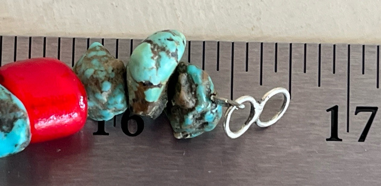 Native American Southwest Statement Turquoise Nec… - image 4