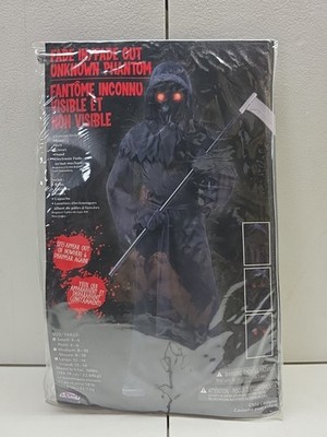 Fun World Fading Eye Phantom Costume For Kids - Small (4-6), Includes Robe, Hood, Gloves, Belt & Glasses - View #5
