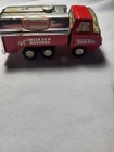 Vintage 1960s Tonka Carnation Milk Tanker Truck 55010 Red Chrome Toy USA