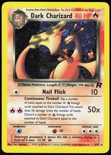 Dark Charizard - 4/82 - Pokemon Team Rocket Unlimited Holo Rare Card WOTC LP