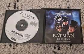 Batman Returns Sega Mega CD  With  Manual PAL