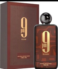 Afnan 9 PM Elixir Eau de Parfum 100ml Men's Fragrance - NIB Long Lasting