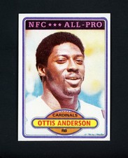 Ottis Anderson 1980 Topps RC - St. Louis Cardinals #170 NM-MT