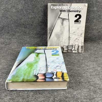 Exploring Creation w/Chemistry 2 Ed. Apologia  Textbook/Solutions & Tests/BONUS