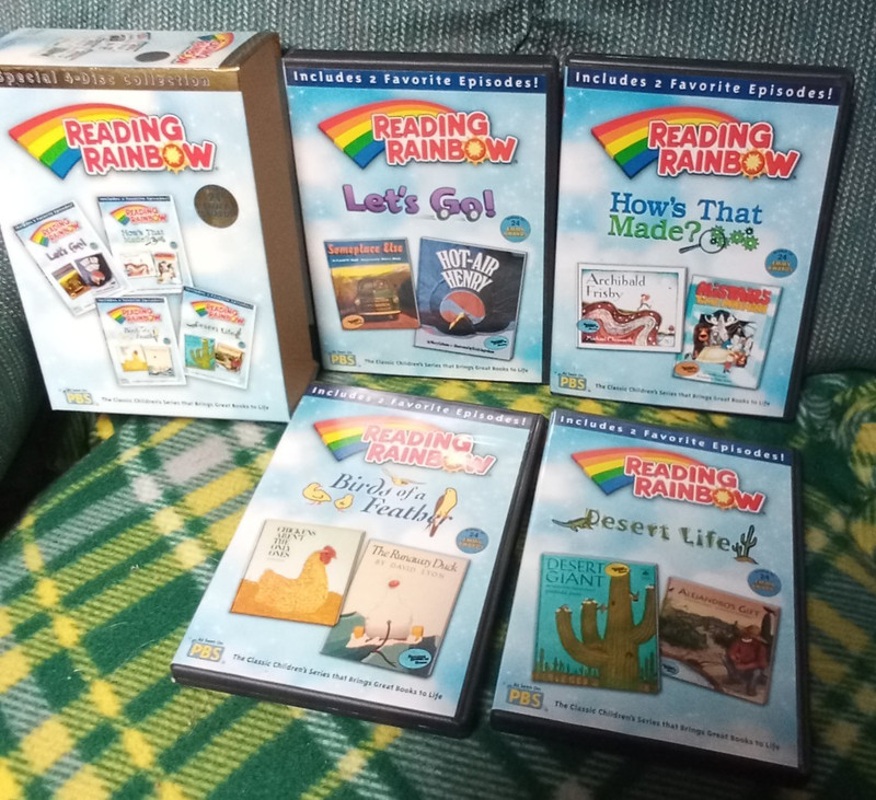Reading Rainbow Special 4-disc Collection (DVD,2006)  