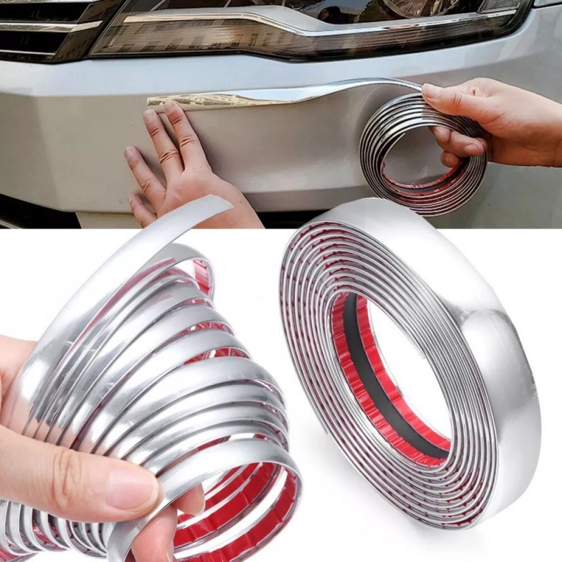 3/4" Chrome Trim Molding Strip Decoration Car Body Door Side Protector 16.4ft US