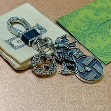 Gucci Classic Retro GG Men's Anger Forest Keychain/Pendant New