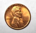 1960 P Large Date (LD) Lincoln Wheat Cent, Penny  Almost Uncirculated