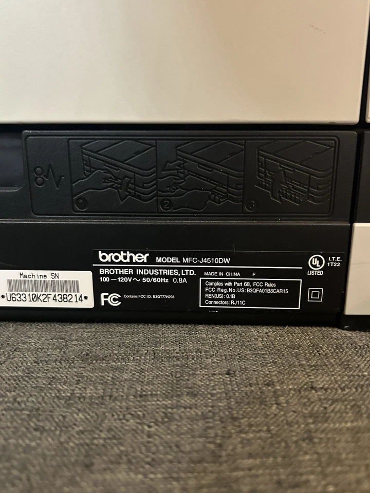 FREE INK W/Brother MFC-J4510DW Business Smart Series All-In-One Wireless Inkjet - Image 4 of 4