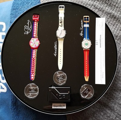 Swatch Watch Rarität 100 Years Of Cinema 3 Uhren Limited Edition 4964/5555 NEU