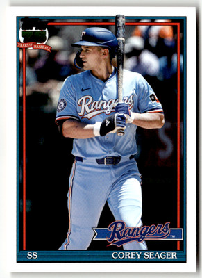 2026  Topps  MLB 75 Years  No. T91-65  Corey Seager