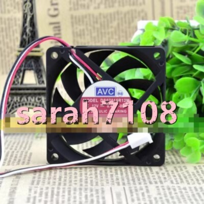 1PC NEW AVC DS07015R12M 7015 12V 0.40A 7CM cooling fan 2 cables A1 #LM