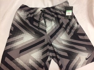 grey nike swim shorts
