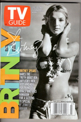 TV Magazin Guide von Britney Spears vom 3. bis 9. Juni 2000 N/B