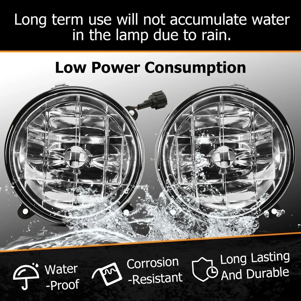 Clear Lens Glass Fog Lights Set Fit For 2002-2003 Subaru Impreza RS / WRX Foto 4 de 4