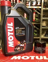 Wartungsset 4L Motul 7100 10W50 ÖLfilter 204 Honda 1000 XLV Varadero 2010