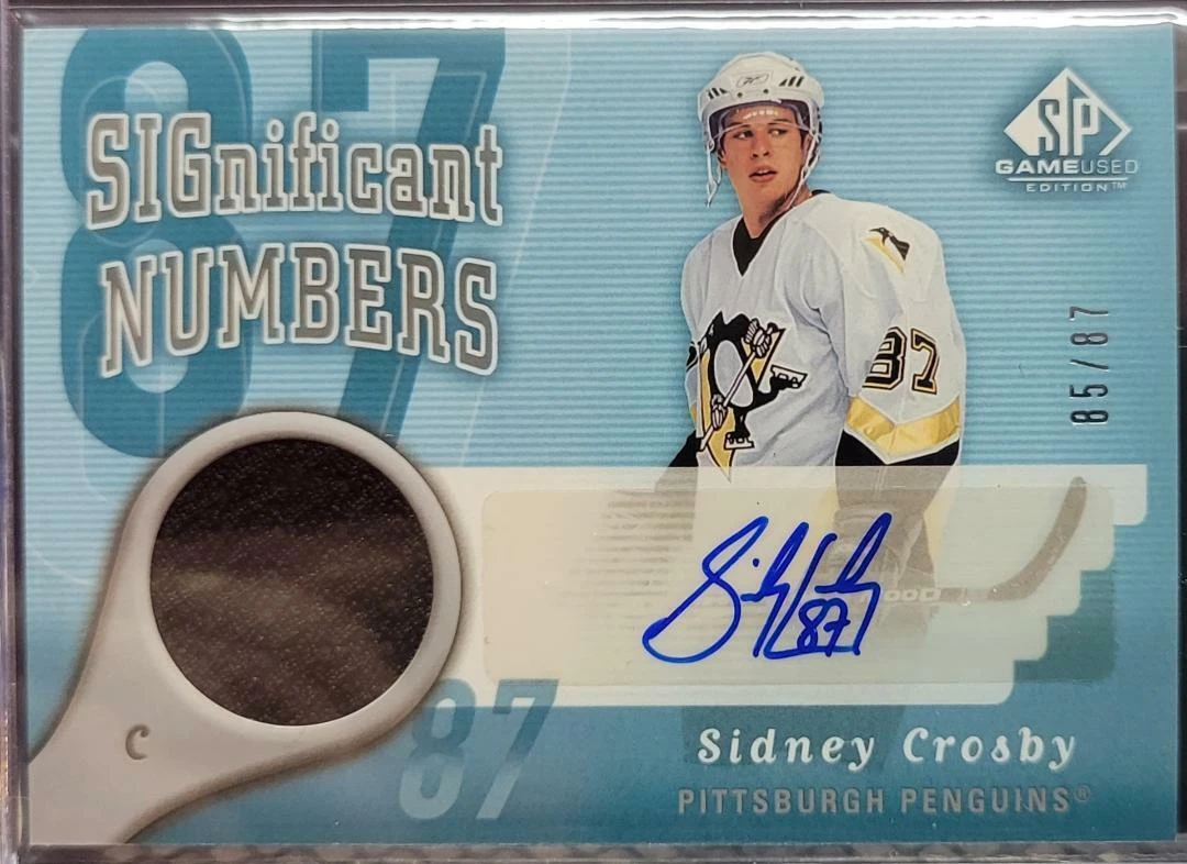 Sidney crosby hot sale signed jersey ebay