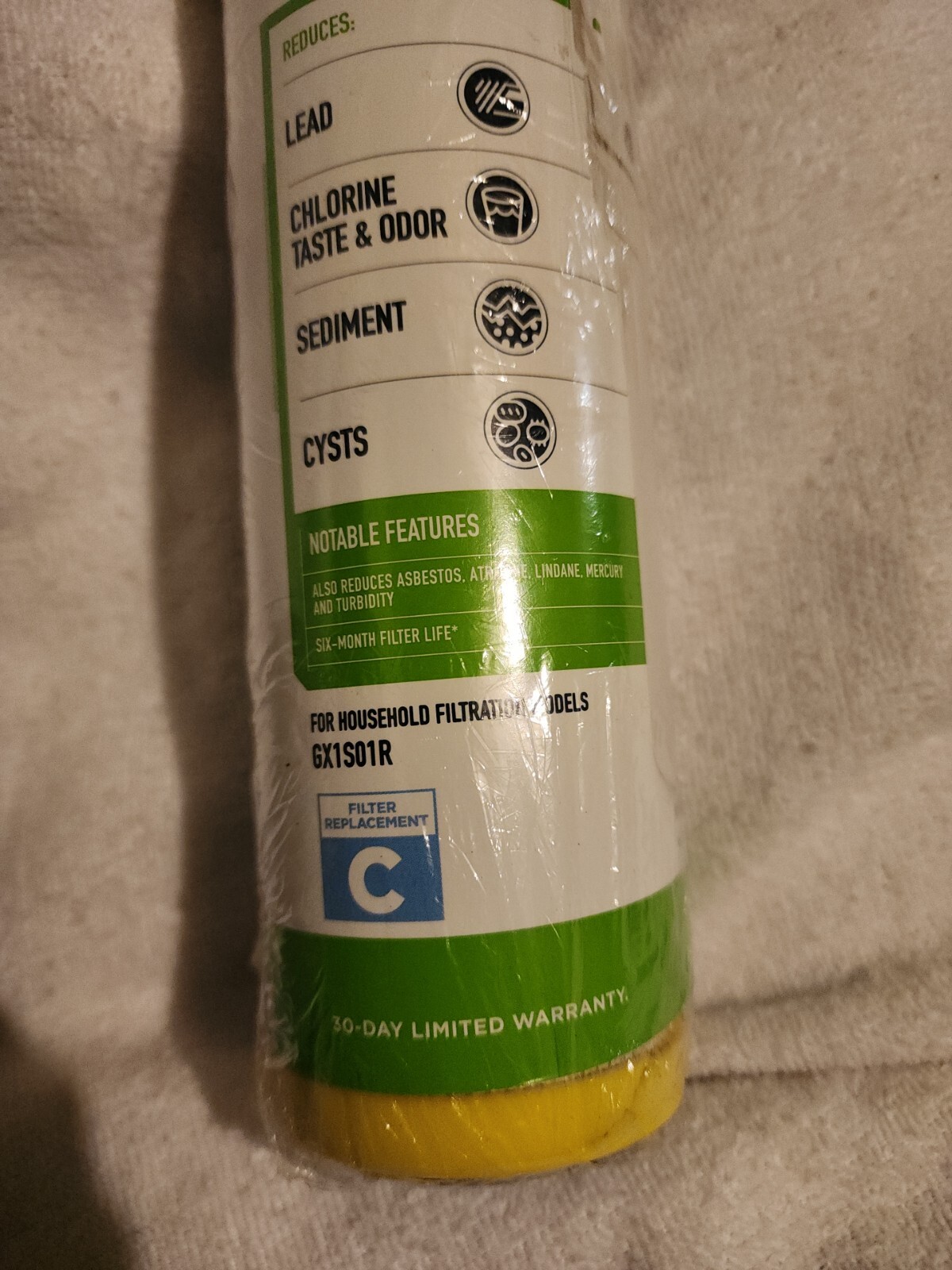 GE Appliance FXULC Drinking Water Replacement Filter For GX1S01R System