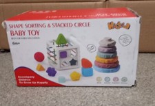 Shape Sorting  Stacking Circle by Kidcia 6mos. 