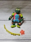 Vtg TMNT 1990 Surfing Michelangelo Figure Teenage Mutant Ninja Turtles Toy