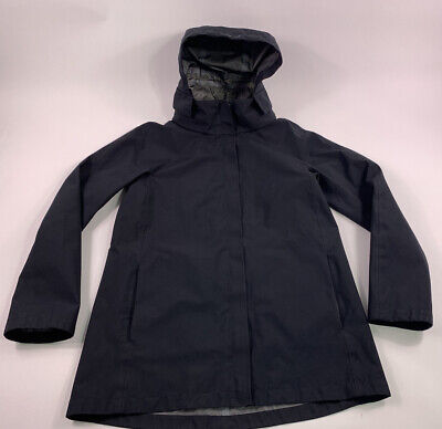 Women's HERNO Laminar Gortex Jacket Sz 40 Small Black Waterproof Coat ...