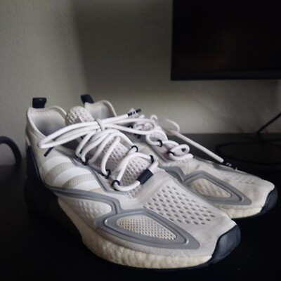 Size 10 - adidas ZX 2K Boost Cloud White Black