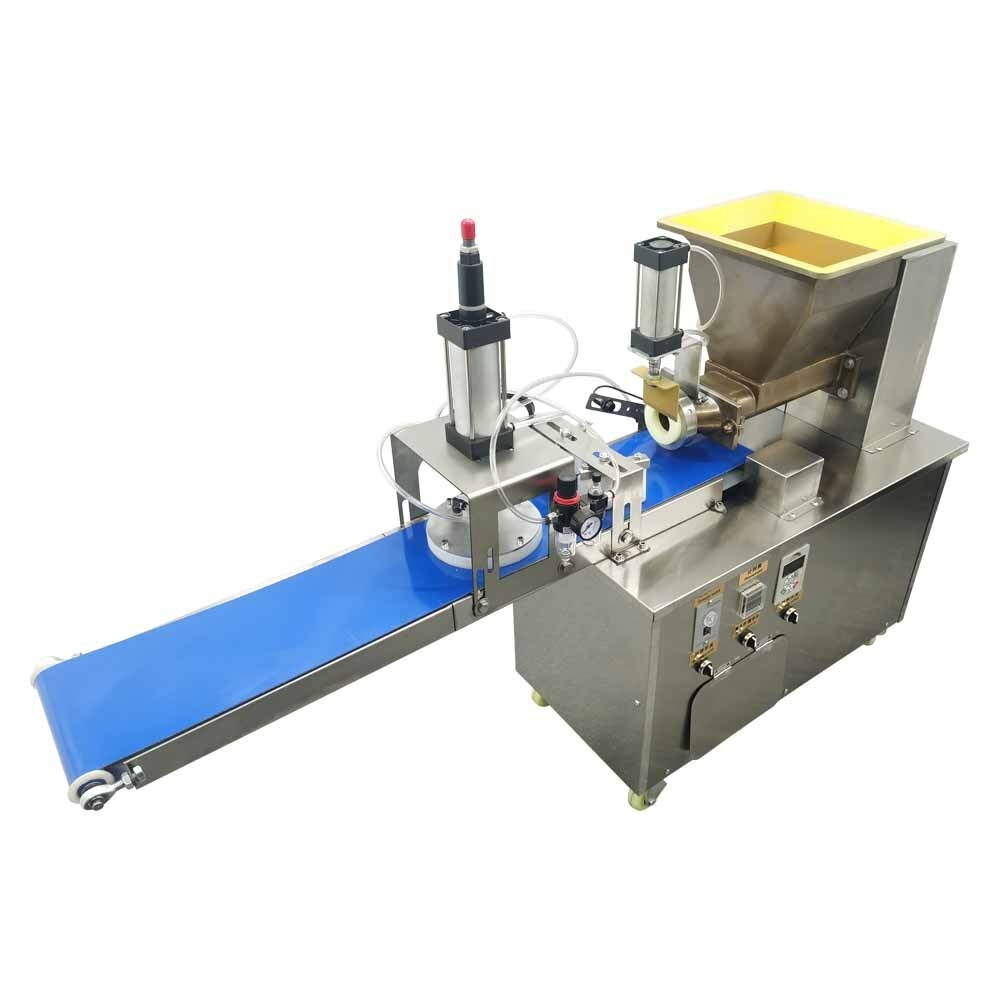 Pneumatic Dough Dividing Machine 2 in1 Dough Cutter& Dough Sheeter 10-300g 7.09"