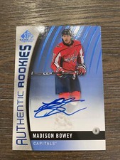 2017-18 SP Game Used #153 Madison Bowey Blue Autographs