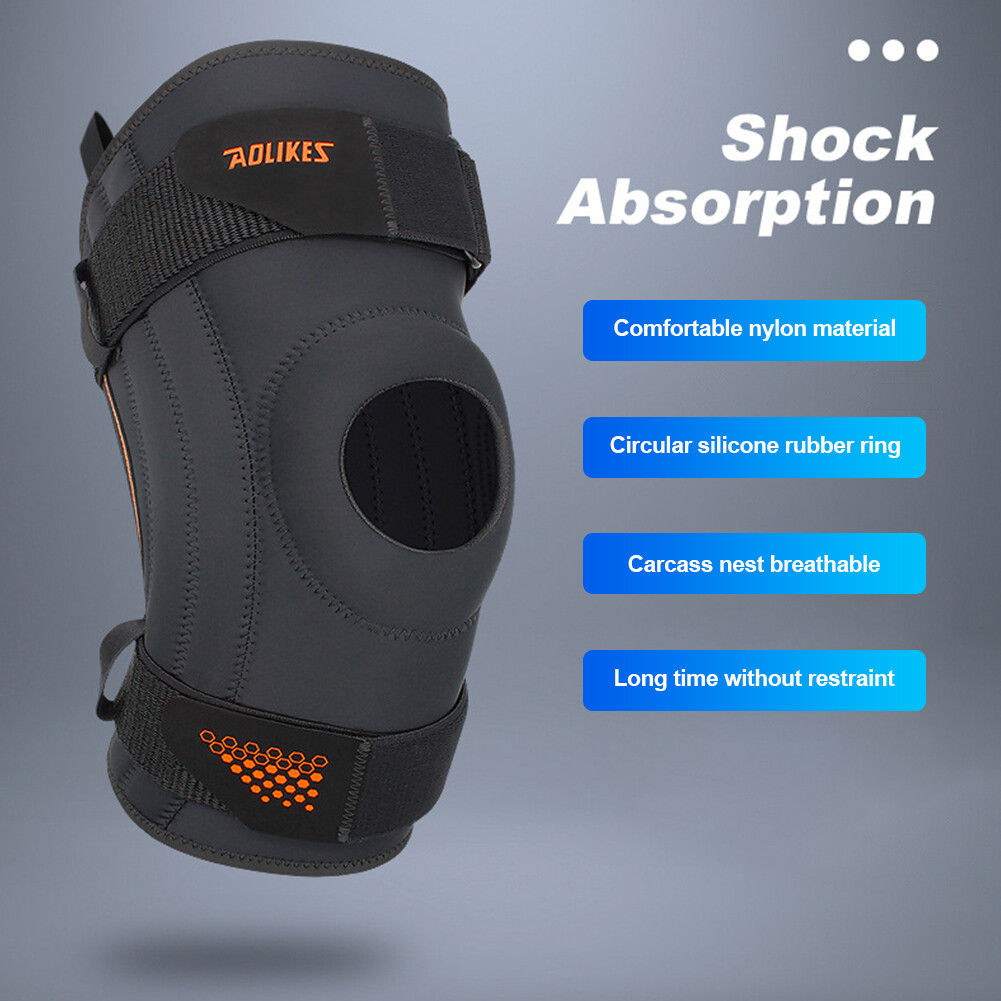  1pc Power Lift Knee Brace Shock NoSlip for Knee Pain Women Men (L