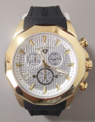 Swiss Legend 10042 Quartz Uhr Herren Armbanduhr ohne Batterie ohne Box wie  Neu