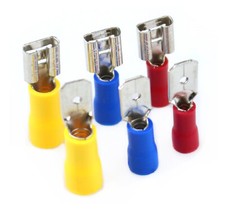 100/50tlg Flachstecker Flachsteckhülsen 0.5 ...