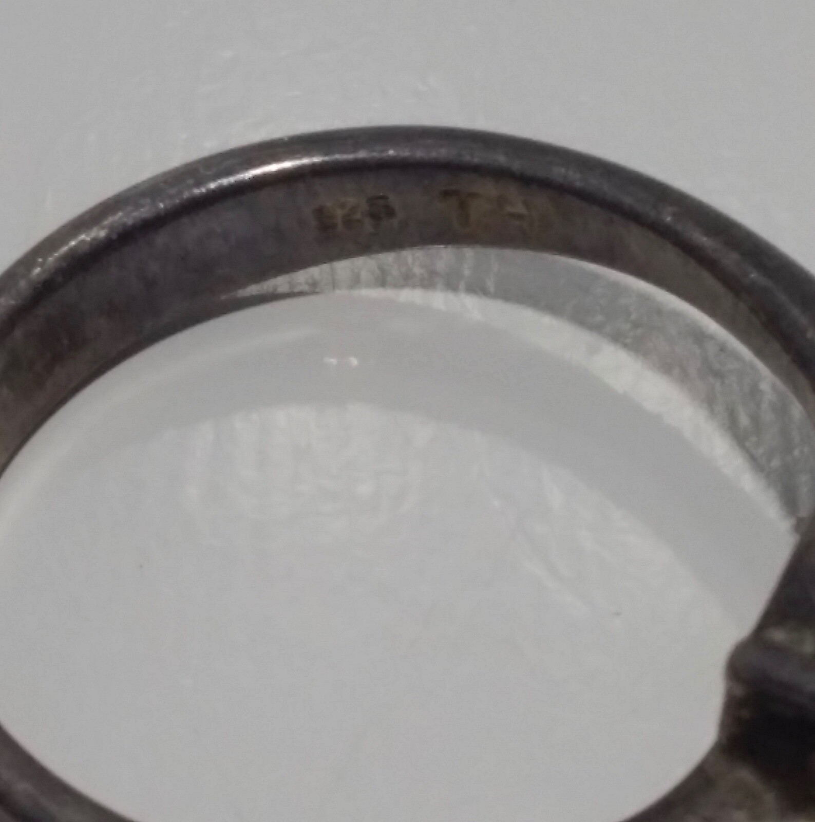 Solid Sterling Silver Round CZ Solitaire Ring Sz … - image 10