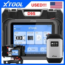 USED XTOOL D9S Auto Bidirectional Diagnostic OBD2 Scanner Tool ECU Online Coding