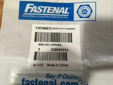 (2) Regiment® - 0.468"OD x 0.041"Wire 4-1/2"L Loop End #302 Steel Hard Drawn MB 