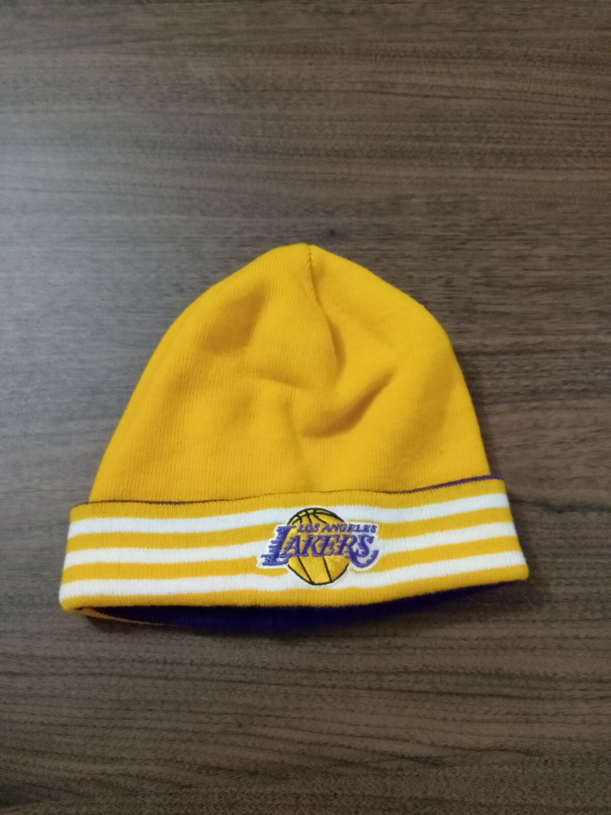 Adidas Los Angeles Lakers Multi-Color Men's Beanie Hat One Size Basketball NBA