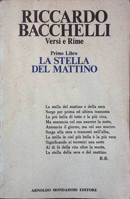 Verse und Reime. Erstes Buch. Der Morgenstern