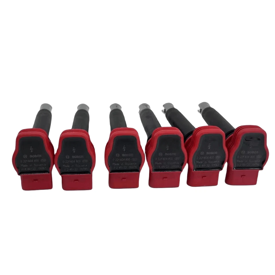 6X Bosch Ignition Coil For Audi A4 A5 A6 Q5 Q7 3.0 3.2 FSI 06E905115C 06E905115A - Image 2 of 4