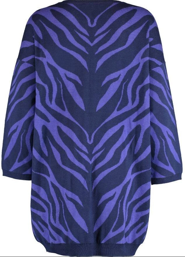 Abito Versace Jeans Filato Soverato in maglia zip intera 2 tasche frontali