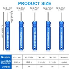 5x Pin Extractor Tool Terminals Removal Tools for JST / AMP .062" / Molex .062"